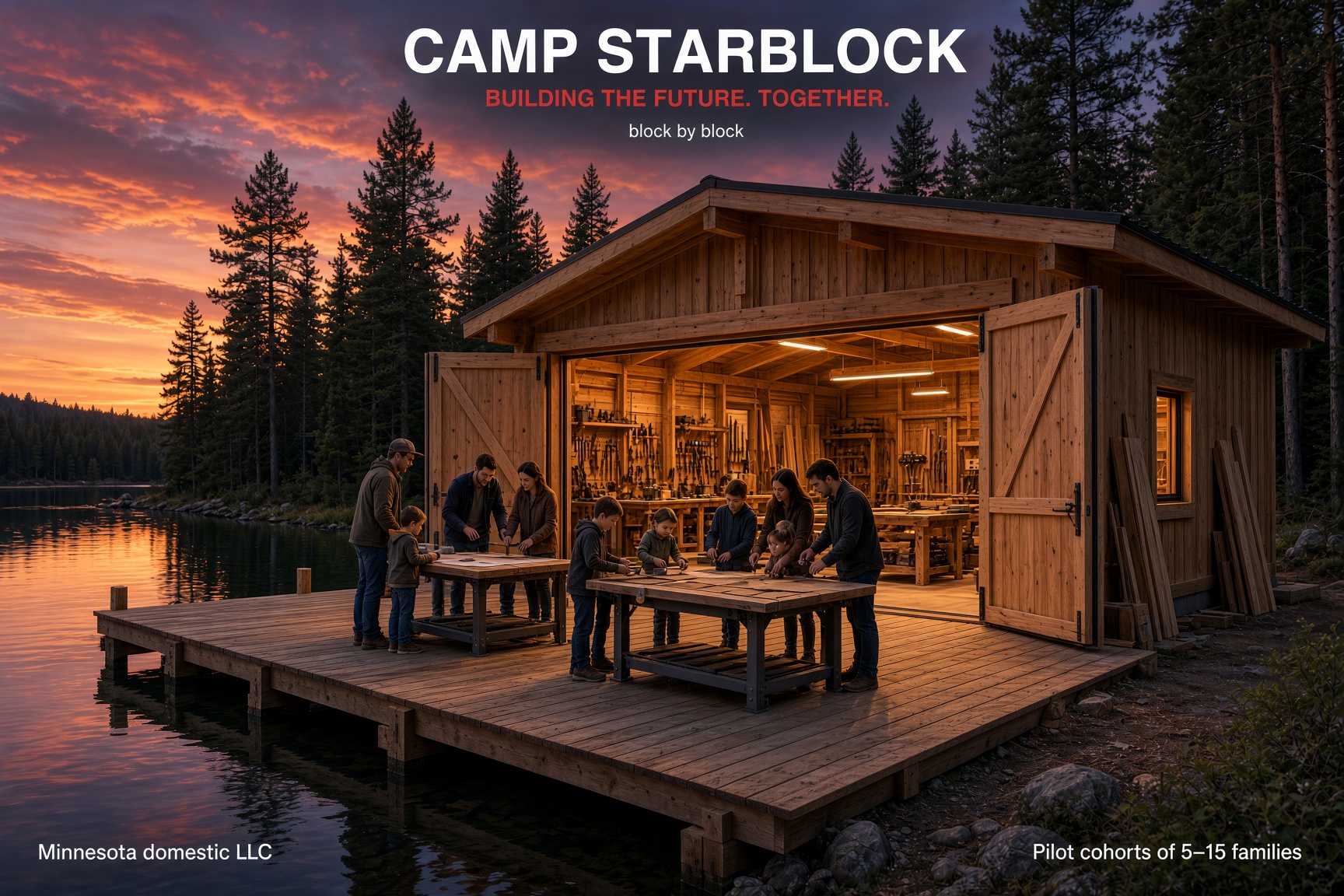 Camp Starblock Building the Future Together, Block by Block